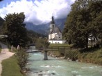 Archiv Foto Webcam Malerwinkel in Ramsau bei Berchtesgaden - Ortskirche St. Sebastian 11:00