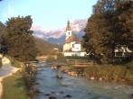 Archiv Foto Webcam Malerwinkel in Ramsau bei Berchtesgaden - Ortskirche St. Sebastian 06:00