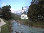 Archiv Foto Webcam Malerwinkel in Ramsau bei Berchtesgaden - Ortskirche St. Sebastian 07:00