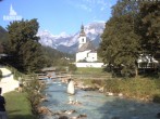 Archiv Foto Webcam Malerwinkel in Ramsau bei Berchtesgaden - Ortskirche St. Sebastian 07:00