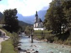 Archived image Webcam Ramsau - Berchtesgaden - St. Sebastian Church 13:00