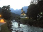 Archived image Webcam Ramsau - Berchtesgaden - St. Sebastian Church 19:00