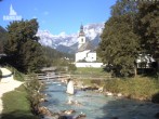 Archiv Foto Webcam Malerwinkel in Ramsau bei Berchtesgaden - Ortskirche St. Sebastian 07:00