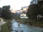 Archiv Foto Webcam Malerwinkel in Ramsau bei Berchtesgaden - Ortskirche St. Sebastian 05:00