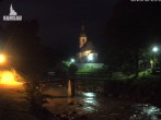 Archiv Foto Webcam Malerwinkel in Ramsau bei Berchtesgaden - Ortskirche St. Sebastian 23:00