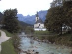 Archiv Foto Webcam Malerwinkel in Ramsau bei Berchtesgaden - Ortskirche St. Sebastian 06:00