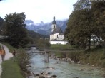 Archiv Foto Webcam Malerwinkel in Ramsau bei Berchtesgaden - Ortskirche St. Sebastian 08:00