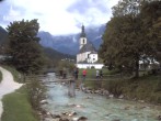 Archiv Foto Webcam Malerwinkel in Ramsau bei Berchtesgaden - Ortskirche St. Sebastian 11:00