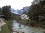 Archiv Foto Webcam Malerwinkel in Ramsau bei Berchtesgaden - Ortskirche St. Sebastian 08:00