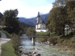 Archiv Foto Webcam Malerwinkel in Ramsau bei Berchtesgaden - Ortskirche St. Sebastian 12:00