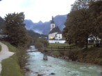Archiv Foto Webcam Malerwinkel in Ramsau bei Berchtesgaden - Ortskirche St. Sebastian 05:00