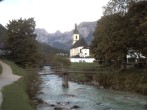 Archiv Foto Webcam Malerwinkel in Ramsau bei Berchtesgaden - Ortskirche St. Sebastian 05:00