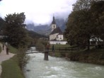 Archiv Foto Webcam Malerwinkel in Ramsau bei Berchtesgaden - Ortskirche St. Sebastian 10:00