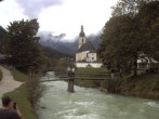 Archiv Foto Webcam Malerwinkel in Ramsau bei Berchtesgaden - Ortskirche St. Sebastian 11:00