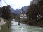 Archiv Foto Webcam Malerwinkel in Ramsau bei Berchtesgaden - Ortskirche St. Sebastian 15:00