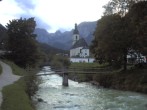 Archiv Foto Webcam Malerwinkel in Ramsau bei Berchtesgaden - Ortskirche St. Sebastian 17:00