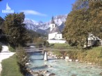 Archived image Webcam Ramsau - Berchtesgaden - St. Sebastian Church 09:00
