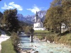 Archived image Webcam Ramsau - Berchtesgaden - St. Sebastian Church 11:00