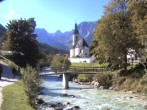 Archived image Webcam Ramsau - Berchtesgaden - St. Sebastian Church 13:00