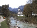 Archiv Foto Webcam Malerwinkel in Ramsau bei Berchtesgaden - Ortskirche St. Sebastian 07:00