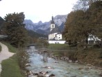 Archiv Foto Webcam Malerwinkel in Ramsau bei Berchtesgaden - Ortskirche St. Sebastian 08:00