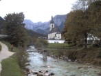 Archiv Foto Webcam Malerwinkel in Ramsau bei Berchtesgaden - Ortskirche St. Sebastian 09:00