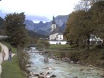Archiv Foto Webcam Malerwinkel in Ramsau bei Berchtesgaden - Ortskirche St. Sebastian 11:00