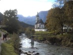 Archiv Foto Webcam Malerwinkel in Ramsau bei Berchtesgaden - Ortskirche St. Sebastian 15:00