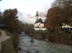 Archiv Foto Webcam Malerwinkel in Ramsau bei Berchtesgaden - Ortskirche St. Sebastian 07:00