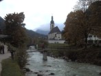 Archiv Foto Webcam Malerwinkel in Ramsau bei Berchtesgaden - Ortskirche St. Sebastian 15:00