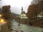 Archiv Foto Webcam Malerwinkel in Ramsau bei Berchtesgaden - Ortskirche St. Sebastian 06:00