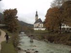 Archiv Foto Webcam Malerwinkel in Ramsau bei Berchtesgaden - Ortskirche St. Sebastian 07:00