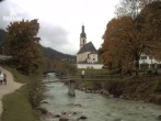 Archiv Foto Webcam Malerwinkel in Ramsau bei Berchtesgaden - Ortskirche St. Sebastian 09:00