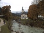 Archiv Foto Webcam Malerwinkel in Ramsau bei Berchtesgaden - Ortskirche St. Sebastian 15:00