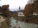 Archiv Foto Webcam Malerwinkel in Ramsau bei Berchtesgaden - Ortskirche St. Sebastian 17:00