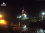 Archiv Foto Webcam Malerwinkel in Ramsau bei Berchtesgaden - Ortskirche St. Sebastian 23:00