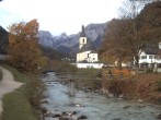Archiv Foto Webcam Malerwinkel in Ramsau bei Berchtesgaden - Ortskirche St. Sebastian 07:00