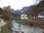 Archiv Foto Webcam Malerwinkel in Ramsau bei Berchtesgaden - Ortskirche St. Sebastian 11:00