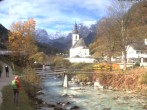 Archiv Foto Webcam Malerwinkel in Ramsau bei Berchtesgaden - Ortskirche St. Sebastian 09:00