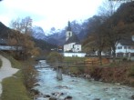 Archiv Foto Webcam Malerwinkel in Ramsau bei Berchtesgaden - Ortskirche St. Sebastian 05:00