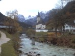 Archiv Foto Webcam Malerwinkel in Ramsau bei Berchtesgaden - Ortskirche St. Sebastian 07:00
