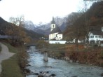 Archiv Foto Webcam Malerwinkel in Ramsau bei Berchtesgaden - Ortskirche St. Sebastian 05:00