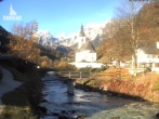 Archiv Foto Webcam Malerwinkel in Ramsau bei Berchtesgaden - Ortskirche St. Sebastian 07:00