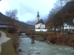 Archiv Foto Webcam Malerwinkel in Ramsau bei Berchtesgaden - Ortskirche St. Sebastian 05:00