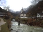 Archiv Foto Webcam Malerwinkel in Ramsau bei Berchtesgaden - Ortskirche St. Sebastian 07:00