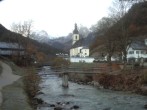 Archiv Foto Webcam Malerwinkel in Ramsau bei Berchtesgaden - Ortskirche St. Sebastian 05:00