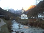 Archiv Foto Webcam Malerwinkel in Ramsau bei Berchtesgaden - Ortskirche St. Sebastian 06:00