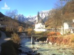 Archiv Foto Webcam Malerwinkel in Ramsau bei Berchtesgaden - Ortskirche St. Sebastian 09:00