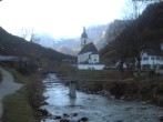 Archiv Foto Webcam Malerwinkel in Ramsau bei Berchtesgaden - Ortskirche St. Sebastian 13:00