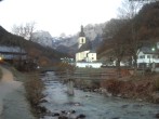 Archiv Foto Webcam Malerwinkel in Ramsau bei Berchtesgaden - Ortskirche St. Sebastian 05:00